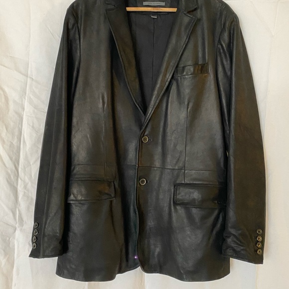 John Varvatos leather jacket. - Picture 2 of 2